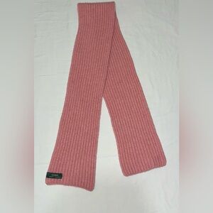 Ralph Lauren Soft Pink Ribbed Scarf